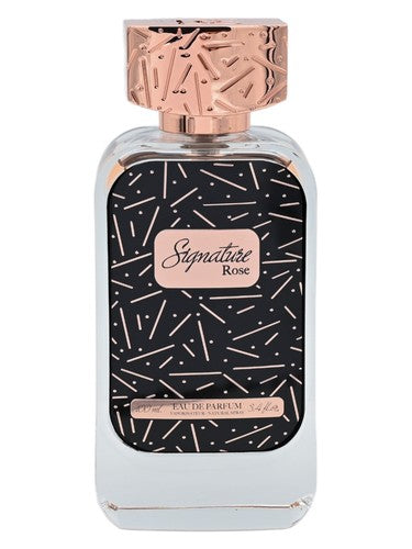 Dkhoon Emirates Signature Rose eau de parfum bottle, a warm & amber fragrance