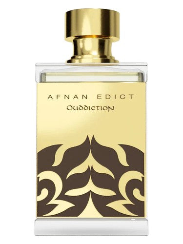 Afnan Ouddiction eau de parfum bottle, a woody fragrance