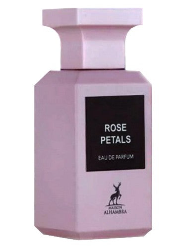 Maison Alhambra Rose Petals eau de parfum bottle, a rose fragrance