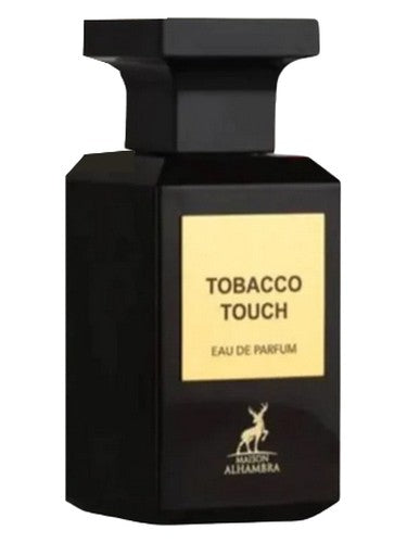 Maison Alhambra Tobacco Touch eau de parfum bottle, a vanilla fragrance
