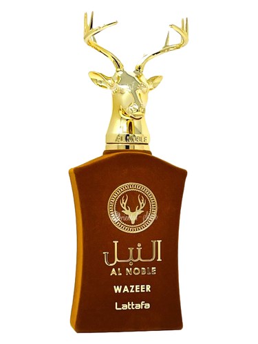 Lattafa Wazeer eau de parfum bottle, a woody fragrance