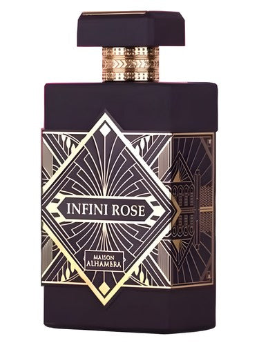 Maison Alhambra Infini Rose eau de parfum bottle, a floral fragrance