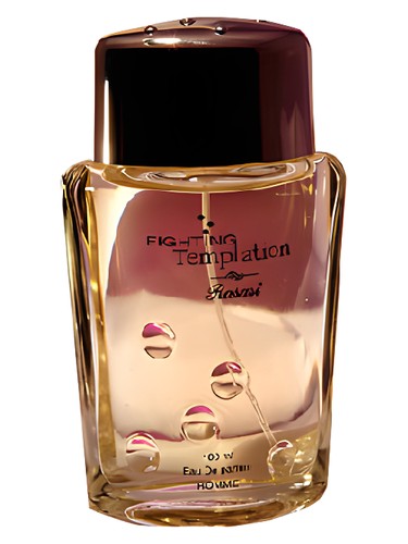 Rasasi Fighting Temptation perfume bottle, a fresh fragrance