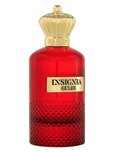 Hamidi Insignia Gules parfum bottle, a fresh fragrance