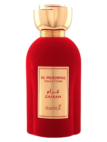 Hamidi Gharam eau de parfum bottle, a fruity fragrance