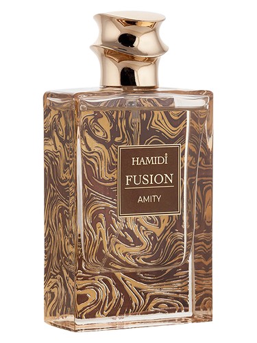 Hamidi Amity eau de parfum bottle, a fruity fragrance