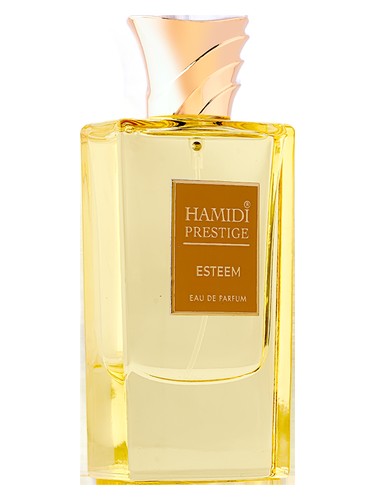 Hamidi Esteem eau de parfum bottle, a white floral fragrance