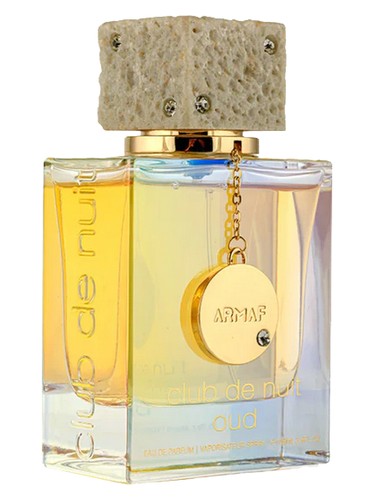 Armaf Club de Nuit Oud eau de parfum bottle, a fruity fragrance