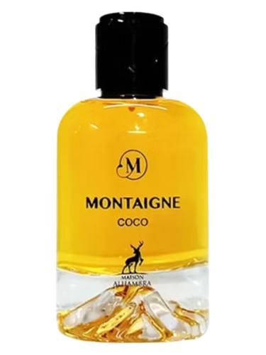 Maison Alhambra Montaigne Coco eau de parfum bottle, a gourmand fragrance