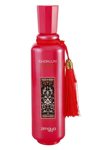 Zimaya Andalusi Pink perfume bottle, a floral fragrance