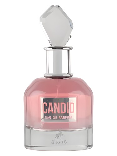 Maison Alhambra Candid eau de parfum bottle, a white floral fragrance