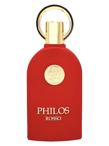 Maison Alhambra Philos Rosso eau de parfum bottle, a rose fragrance