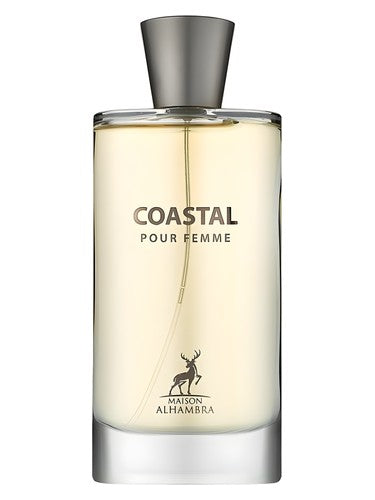 Maison Alhambra Coastal Pour Femme eau de parfum bottle, a floral fragrance