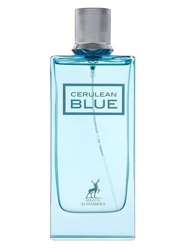 Maison Alhambra Cerulean Blue eau de parfum bottle, a citrus fragrance