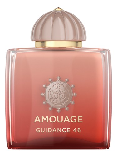 Amouage Guidance 46 extrait de parfum bottle, a gourmand fragrance