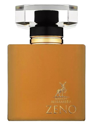 Maison Alhambra Zeno eau de parfum bottle, a woody fragrance