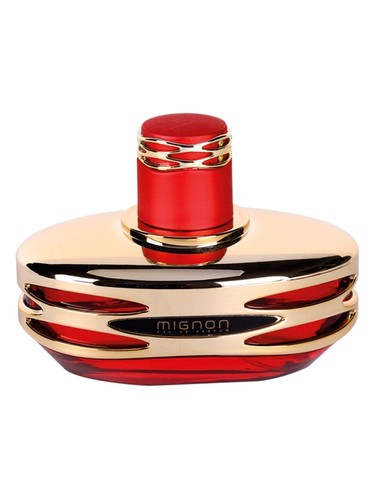 Armaf Mignon Red Woman eau de parfum bottle, a white floral fragrance