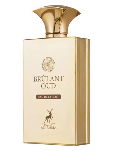 Maison Alhambra Brûlant Oud extrait de parfum bottle, a woody fragrance