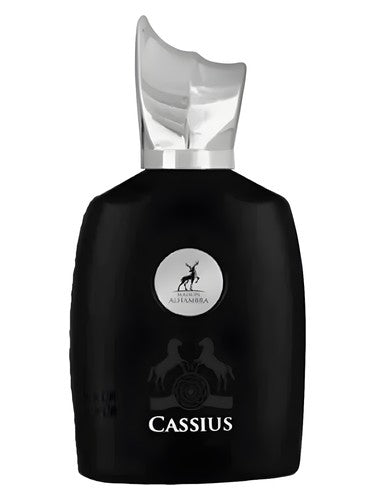 Maison Alhambra Cassius eau de parfum bottle, a warm & amber fragrance