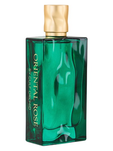 Gulf Orchid Oriental Rose perfume bottle, a citrus fragrance