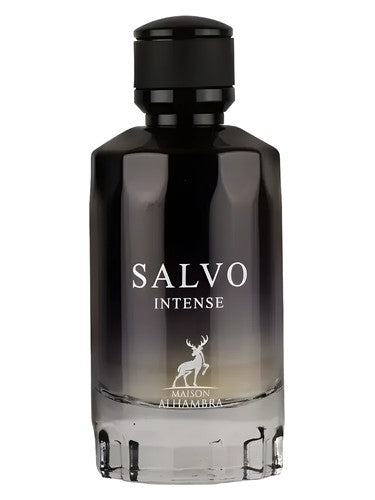 Maison Alhambra Salvo Intense eau de parfum bottle, a citrus fragrance