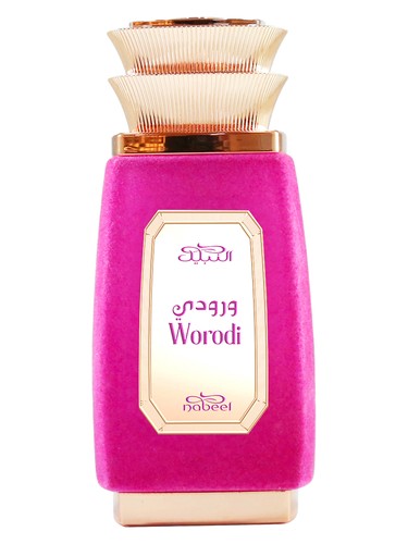 Nabeel Worodi eau de parfum bottle, a fruity fragrance