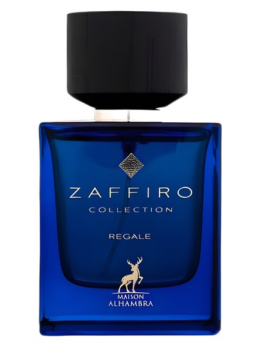Maison Alhambra Zaffiro Collection Regale eau de parfum bottle, a warm & amber fragrance