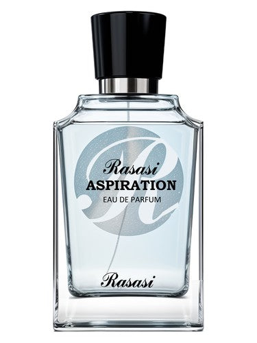 Rasasi Aspiration perfume bottle, a fresh fragrance