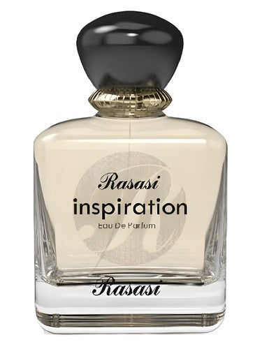 Rasasi Inspiration perfume bottle, a citrus fragrance