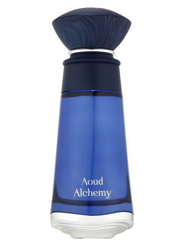 Fragrance World Aoud Alchemy eau de parfum bottle, a gourmand fragrance