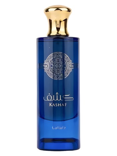 Lattafa Kashaf eau de parfum bottle, a gourmand fragrance