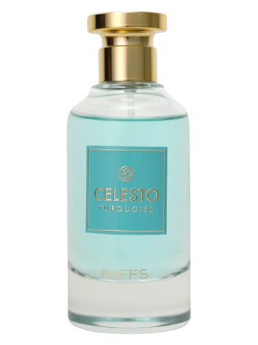 Riiffs Celesto Turquoise eau de parfum bottle, a citrus fragrance