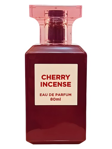 Fragrance World Cherry Incense eau de parfum bottle, a smoky fragrance