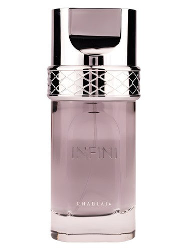 Khadlaj Infini eau de parfum bottle, a smoky fragrance
