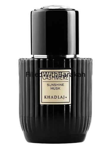 Khadlaj Cashmere Sunshine Musk eau de parfum bottle, a floral fragrance