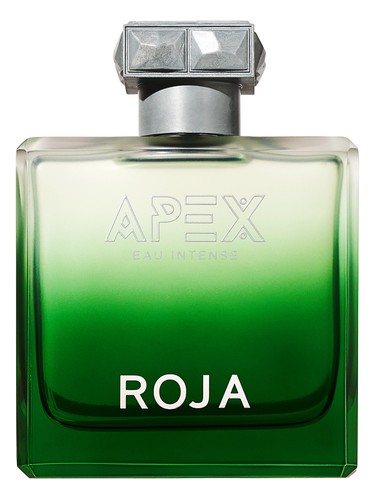 Roja Apex Eau Intense eau de parfum bottle, a green fragrance