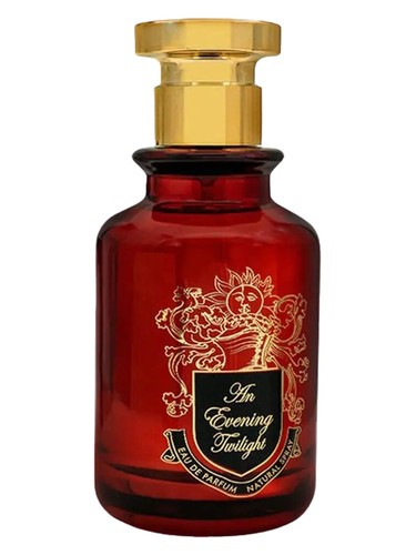 Fragrance World An Evening Twilight eau de parfum bottle, a woody fragrance