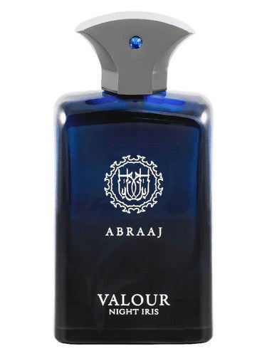 Fragrance World Valour Night Iris perfume bottle, a woody fragrance