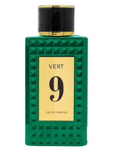 Fragrance World Vert 9 perfume bottle, a woody fragrance