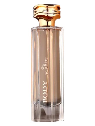 Fragrance World My Soulmate Body perfume bottle, a floral fragrance