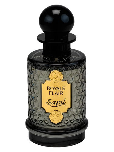 Sapil Royale Flair eau de parfum bottle, a warm & amber fragrance