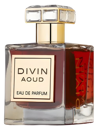 Fragrance World Divin Aoud eau de parfum bottle, a spicy fragrance