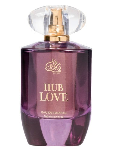 BellaVita Hub Love perfume bottle, a citrus fragrance