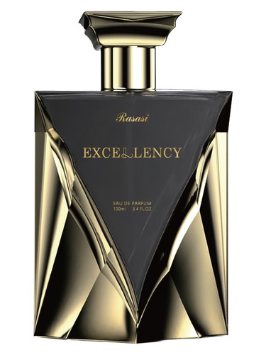 Rasasi Excellency Black Pour Homme perfume bottle, a woody fragrance