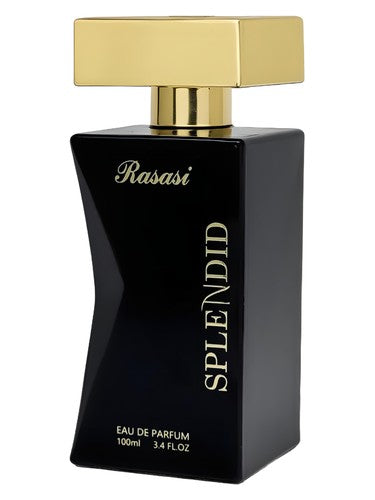 Rasasi Splendid Black Pour Homme perfume bottle, a woody fragrance