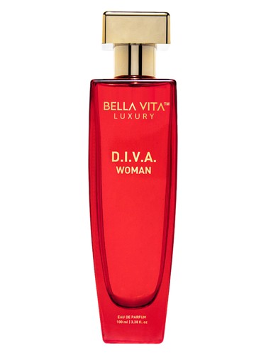 BellaVita Diva Woman perfume bottle, a white floral fragrance