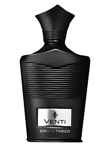 Fragrance World Venti Green Tweed eau de parfum bottle, a fresh fragrance
