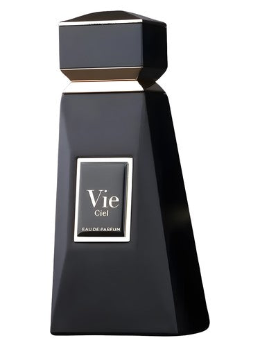 Fragrance World Vie Ciel eau de parfum bottle, a woody fragrance