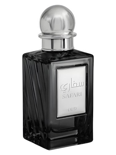 Fragrance World Safari Oud perfume bottle, a woody fragrance