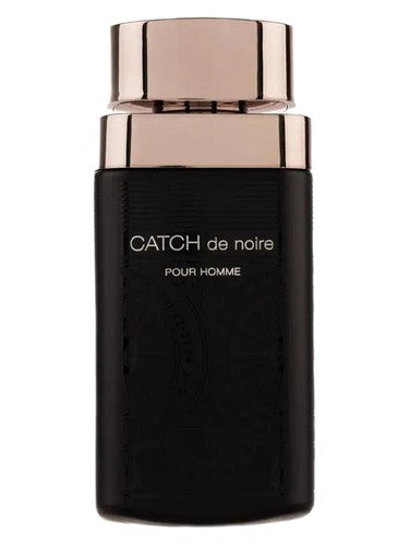 Fragrance World Catch De Noire perfume bottle, a fruity fragrance